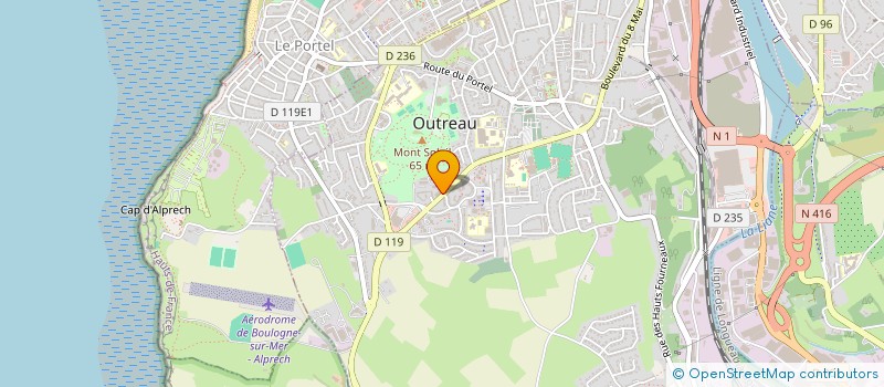 localisation de l'entreprise SIWA  BOULOGNE-SUR-MER