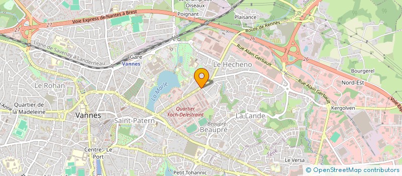 localisation de l'entreprise SIWA HOUSE à VANNES