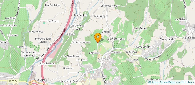 localisation de l'entreprise SIWY  MERCUROL-VEAUNES