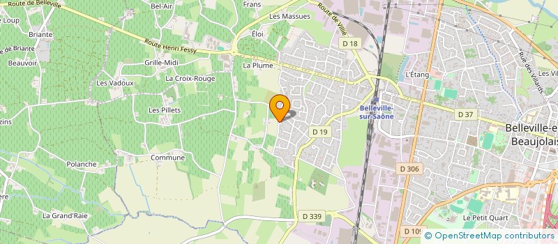 localisation de l'entreprise SIX à BELLEVILLE-EN-BEAUJOLAIS