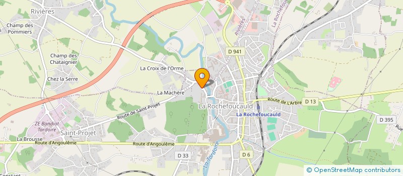 localisation de l'entreprise SIX  PRANZAC