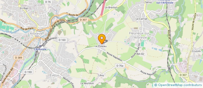 localisation de l'entreprise SIX A PARTNERS  FLEURIEUX-SUR-L'ARBRESLE