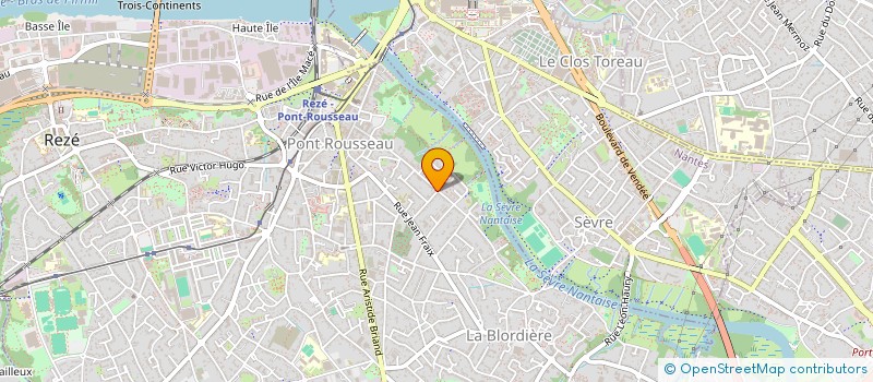 localisation de l'entreprise SIX-AVRIL  REZE