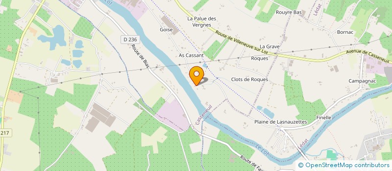 localisation de l'entreprise SIX DOSTE  CASSENEUIL