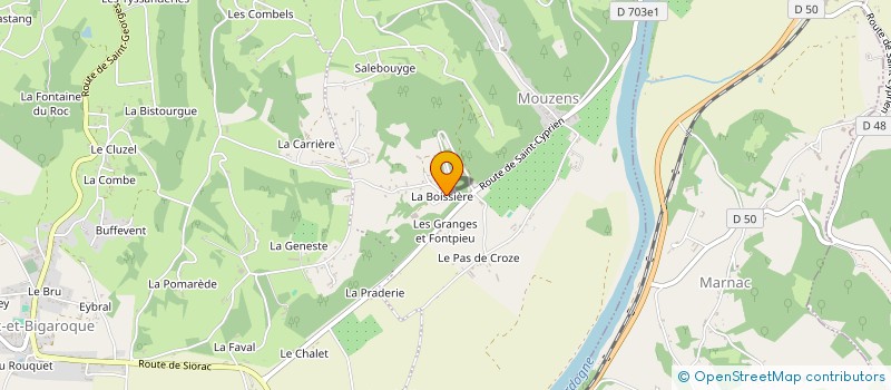 localisation de l'entreprise SIX ELECTRICITE GENERALE à SAINT-CYPRIEN