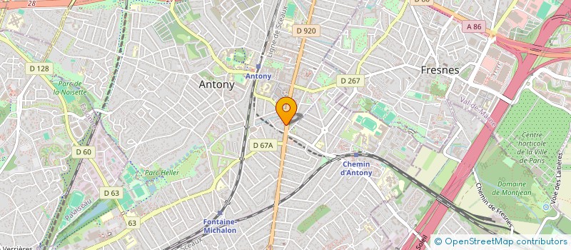 localisation de l'entreprise SIX EPIS D'OR SAS à ANTONY