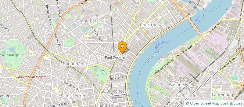 localisation de l'entreprise SIX ET SEPT à BORDEAUX