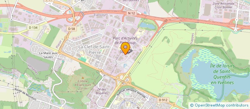 localisation de l'entreprise SIX FINANCE à TRAPPES