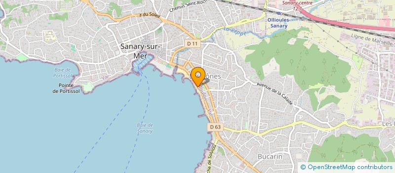 localisation de l'entreprise SIX FORS à SIX-FOURS-LES-PLAGES