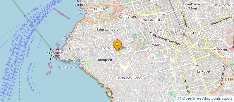 localisation de l'entreprise SIX FOURS 2 à MARSEILLE