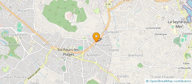 localisation de l'entreprise SIX FOURS AUTO BILAN à SIX-FOURS-LES-PLAGES