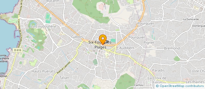 localisation de l'entreprise SIX FOURS ORTHOPEDIE à SIX-FOURS-LES-PLAGES