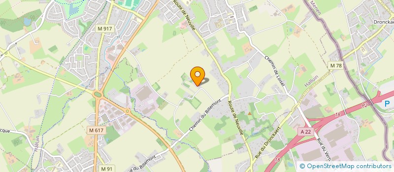 localisation de l'entreprise SIX HOLDING  HALLUIN