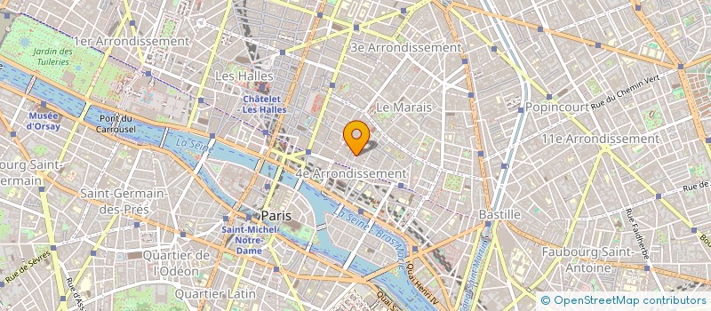 localisation de l'entreprise SIX-HUIT à PARIS