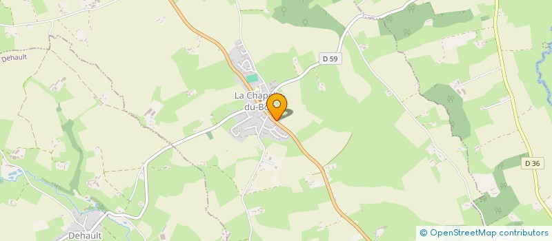 localisation de l'entreprise SIX INVEST  LA CHAPELLE-DU-BOIS