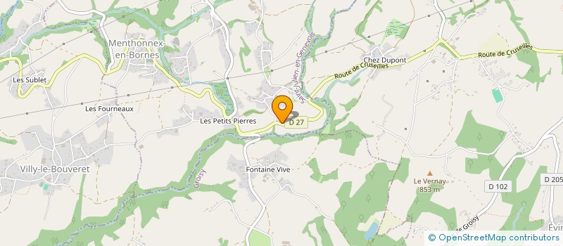 localisation de l'entreprise SIX JACQUEMOUD 83  MENTHONNEX-EN-BORNES