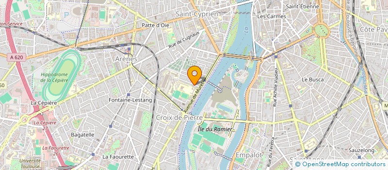 localisation de l'entreprise SIX PIEDS SUR TERRE à TOULOUSE
