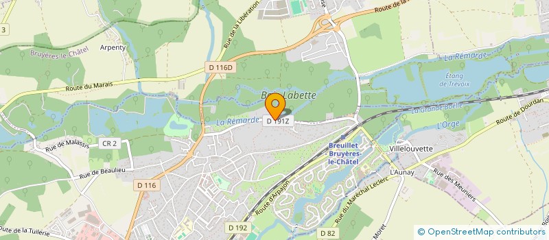 localisation de l'entreprise SIX PIEDS SUR TERRE à BREUILLET
