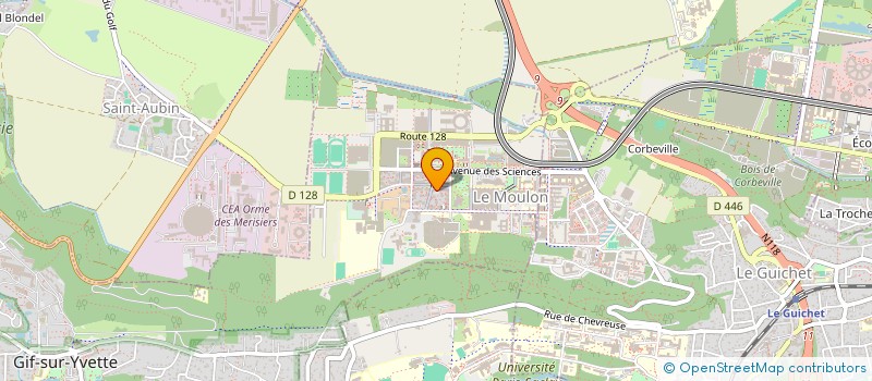 localisation de l'entreprise SIX PIEDS SUR TERRE (6PST)  GIF-SUR-YVETTE