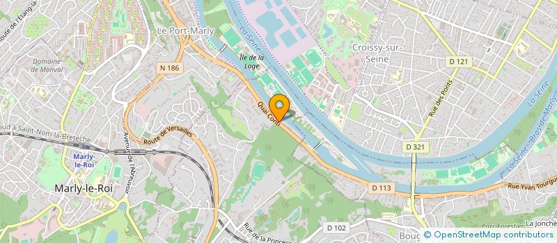 localisation de l'entreprise SIX QUAI CONTI  LOUVECIENNES