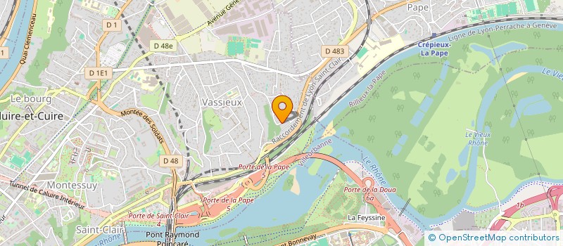 localisation de l'entreprise SIX ROC  CALUIRE-ET-CUIRE