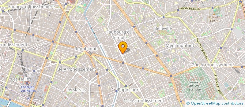 localisation de l'entreprise SIX & SENSE  PARIS