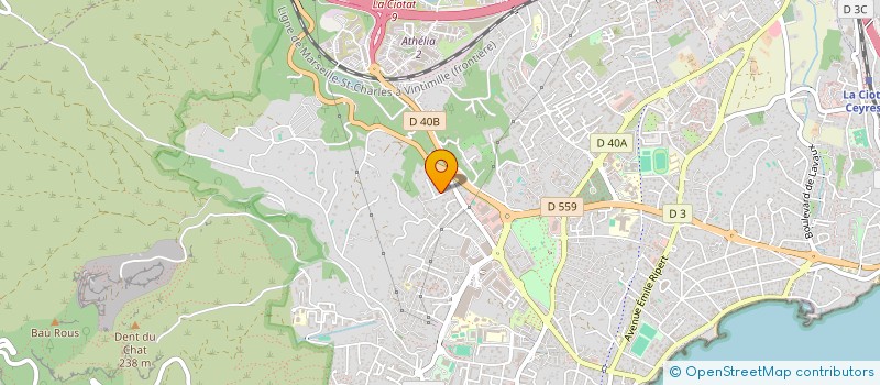 localisation de l'entreprise SIX SENSES  LA CIOTAT