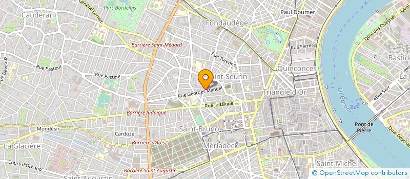 localisation de l'entreprise SIX SEPT HUIT à BORDEAUX
