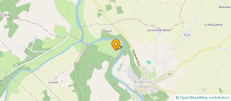 localisation de l'entreprise SIX-SIX EDITIONS  ANGLES-SUR-L'ANGLIN