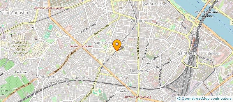 localisation de l'entreprise SIX STEP à BORDEAUX