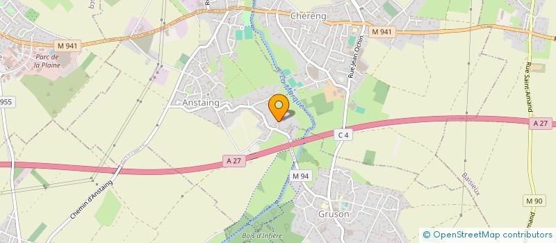 localisation de l'entreprise SIX TO LIB  ANSTAING