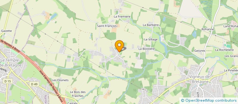 localisation de l'entreprise SIX WAYS  VIGNEUX-DE-BRETAGNE