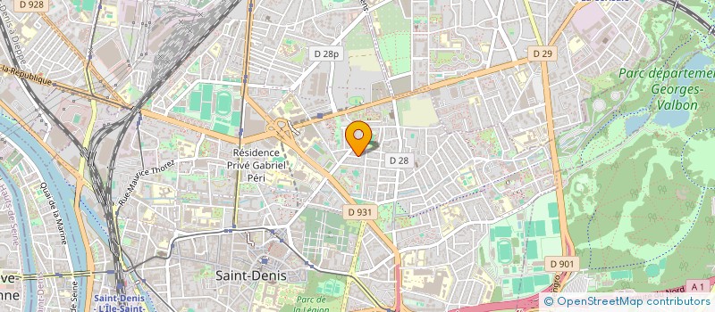 localisation de l'entreprise SIX-XEN PERCUSSIONS  SAINT-DENIS