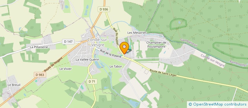 localisation de l'entreprise SIX7EVENTS  CONDE-SUR-VESGRE