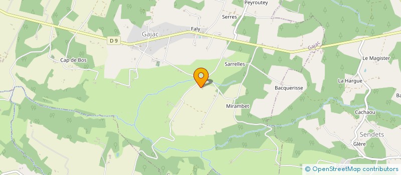 localisation de l'entreprise SIXA  GAJAC