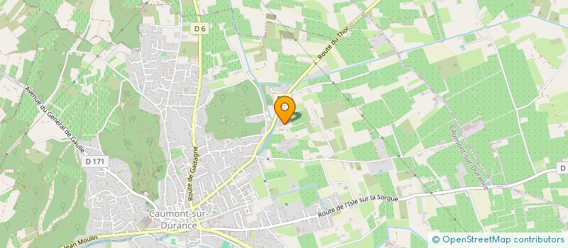 localisation de l'entreprise SIXAP à CAUMONT-SUR-DURANCE