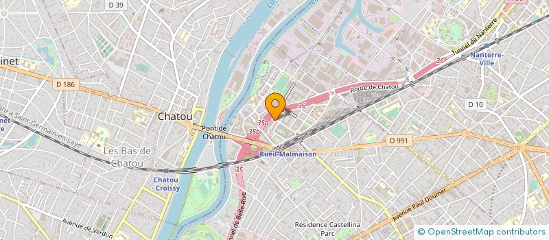 localisation de l'entreprise SIXAXE à RUEIL-MALMAISON