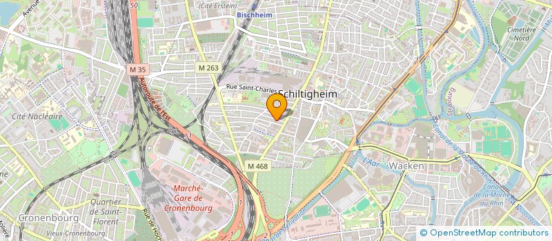 localisation de l'entreprise SIXBER  SCHILTIGHEIM