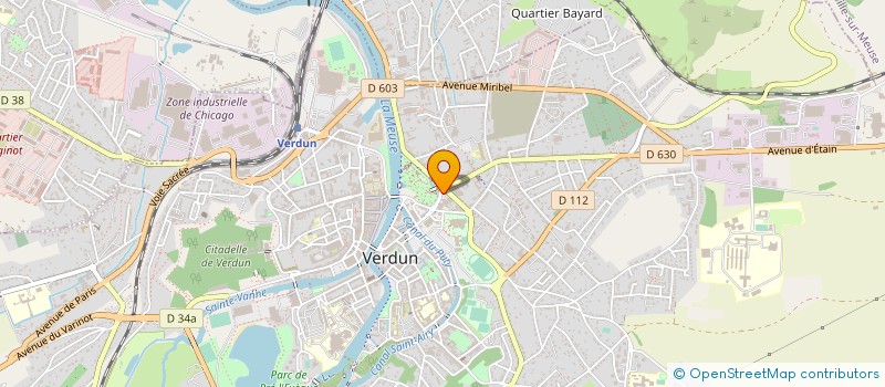 localisation de l'entreprise SIXDIX COMMUNICATION à VERDUN