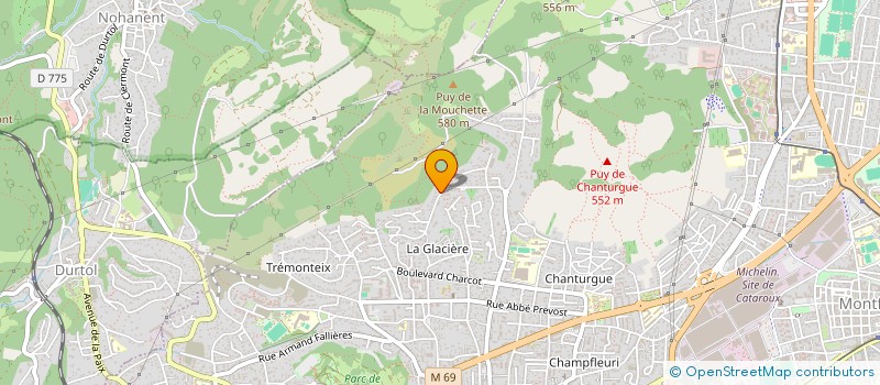 localisation de l'entreprise SIXEL 1  CLERMONT-FERRAND