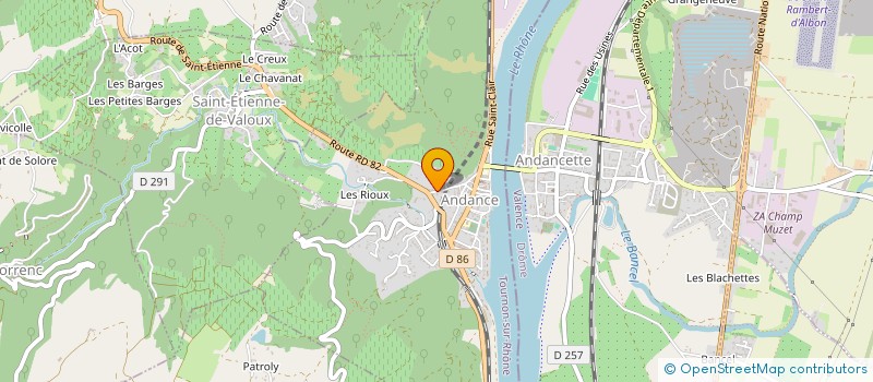 localisation de l'entreprise SIXEL  ANDANCE