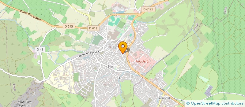 localisation de l'entreprise SIXELA  THUIR