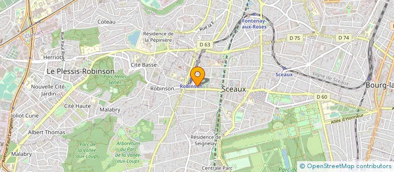 localisation de l'entreprise SIXENSE NECS à SCEAUX
