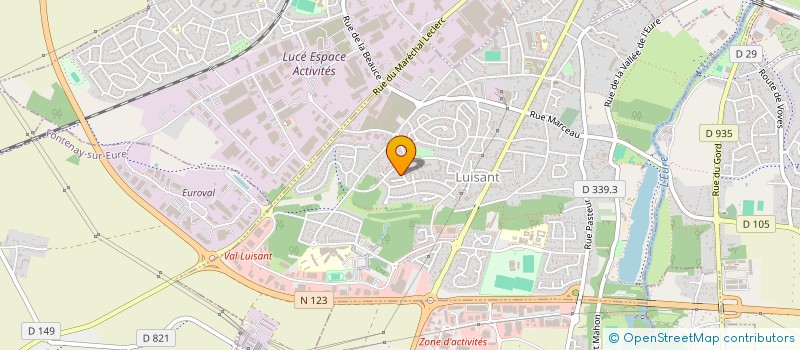 localisation de l'entreprise SIXFORONE à LUISANT