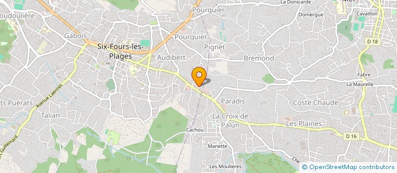 localisation de l'entreprise SIXFOURSDIS à SIX-FOURS-LES-PLAGES