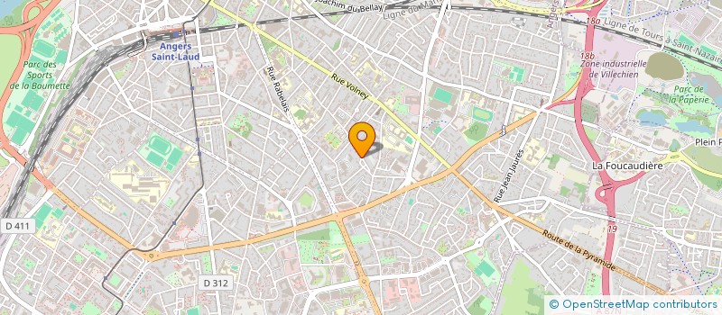 localisation de l'entreprise SIXHUB à ANGERS