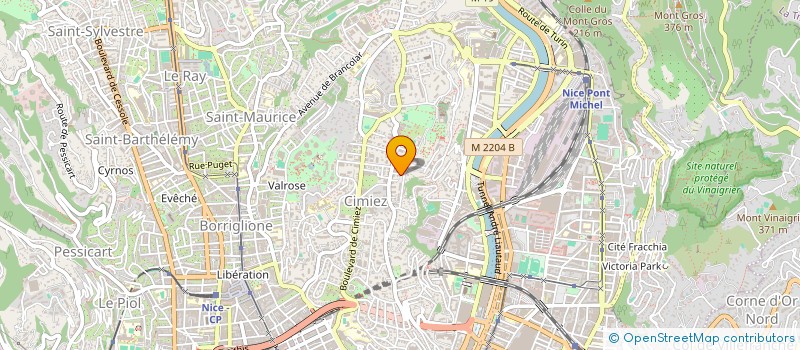 localisation de l'entreprise SIXIEME ETAPE GAUCHE à NICE