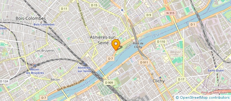 localisation de l'entreprise SIXIEME SENS à ASNIERES-SUR-SEINE