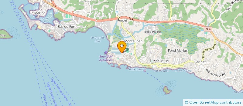 localisation de l'entreprise SIXIEME SENS à LE GOSIER