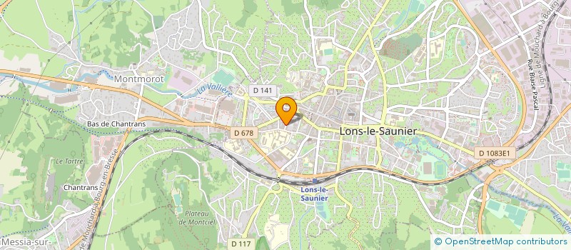 localisation de l'entreprise SIXIEME SENS à LONS-LE-SAUNIER